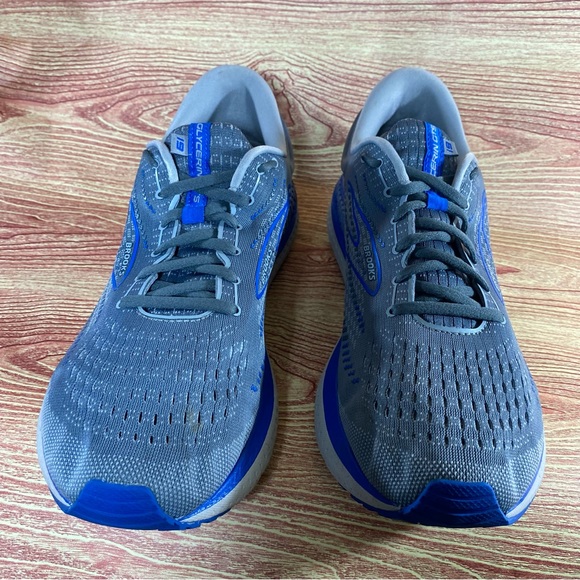 Brooks Glycerin GTS 19 Quarry Gray Blue Running Sneakers 12.5 - Picture 3 of 8